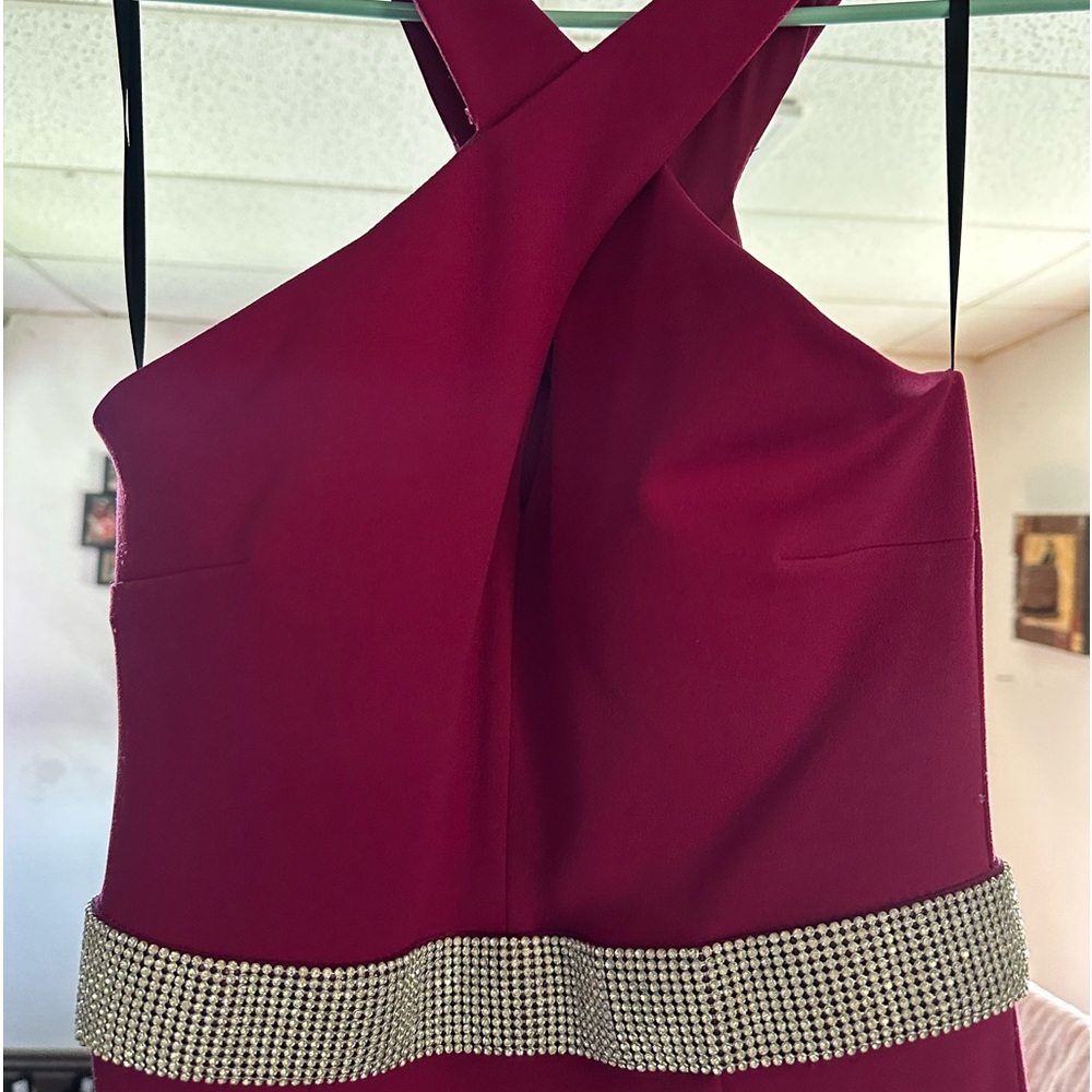 Burgundy Dress